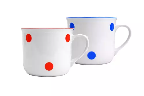 kubek Warzak kropki 650ml 1