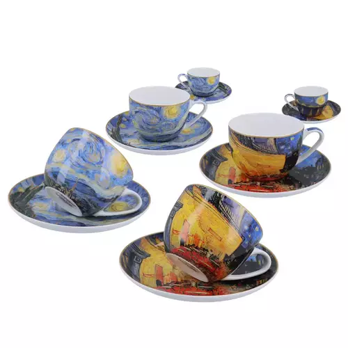 830-7119 kpl 2szt filiżanek ze spodkami van Gogh 1