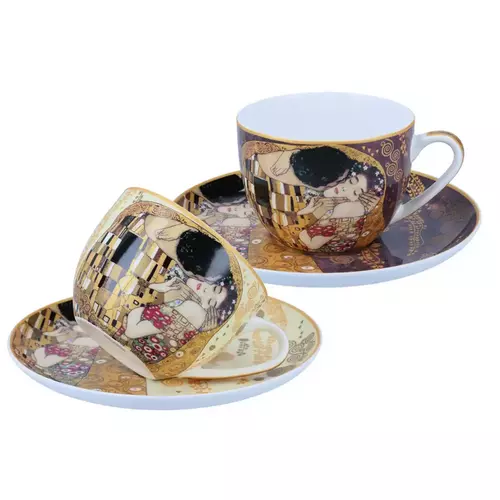 532-7403 kpl. 2 filiżanek ze spodkami G. Klimt 1