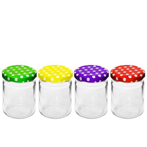 słój TO-110ml z wieczkiem kropeczki TR-055 1