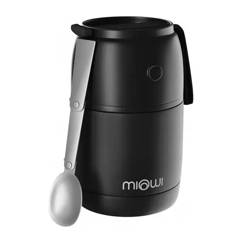 Miowi Termos obiadowy 450ml Czarny 1