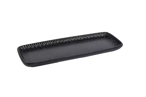 MPL półmisek ceramiczny ombre czarny 25cm do zapiekania 1