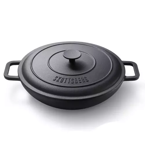 Skottsberg Cast Iron Patelnia z pokrywką żeliwo 31,5cm 1