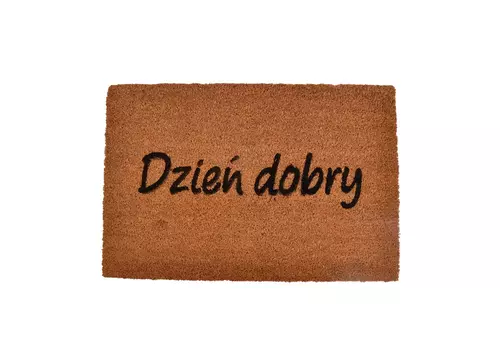 SINB Dzień dobry Mata kokosowa na podkładzie gumowa PCB 40x60cm Couleur Natural 1