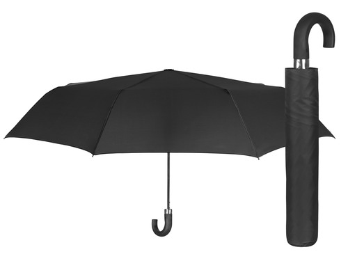 parasol półautomat Basic czarny 12325/12339 Perletti półautomatyczny 1