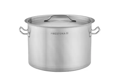 Garnek średni 17L o śr. 320mm z pokrywką ze stali nierdzewnej Prestona 210117 1
