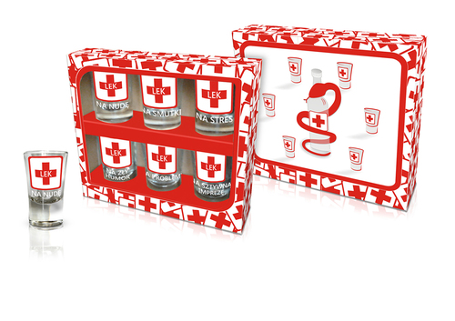 kieliszki- zestaw 6x35ml LEKI 1