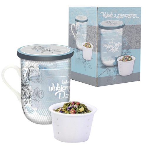 Dzień Dziadka 22 kubek z zaparzaczem 330ml ulubione ziólka dziadka 1