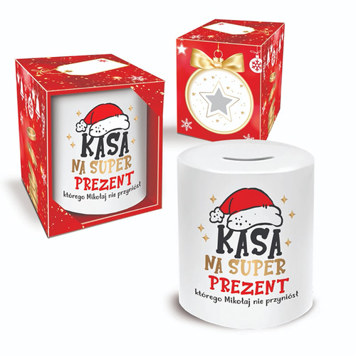 Skarbonka walec - Kasa na super prezent 1
