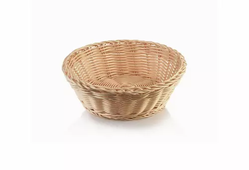 Koszyk okrągły kremowy Sino 20x7cm HIWI4429 1