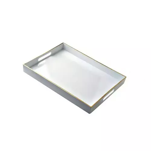 Blanche White Taca dekoracyjna średnia CQ012 1