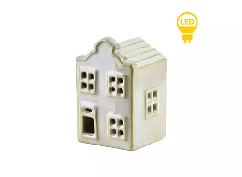 Hytte Domek ceramiczny LED 5,7x5,5x8,6cm HTC3566 1