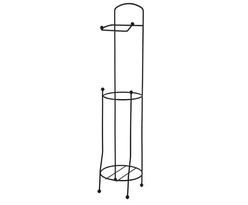 Dea Black Stojak na papier toaletowy 15,7x15,7xh66cm 1