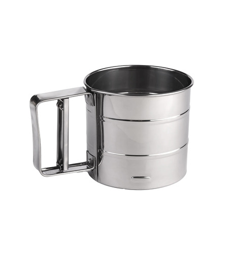 DOMIK Przesiewacz do mąki ze stali nierdzewnej 10cm DO-9461 1