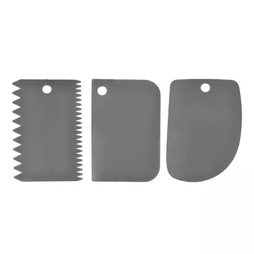 DOMIK Skrobaki piekarnicze plastikowe 3szt. DO-1050 1