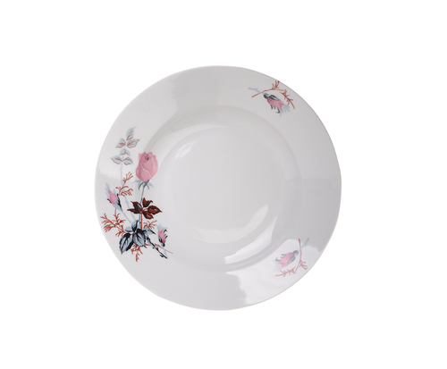 talerz głęboki 23cm sucha róża koko 98039 (pak.48) 1