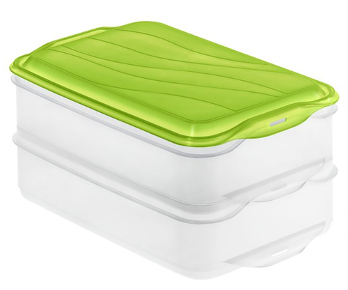 rotho pojemnik na żywność foodcenter ii, 2x 1.35l 1