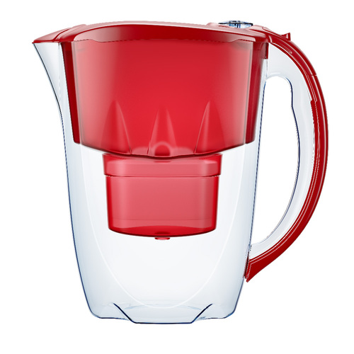 Aquaphor dzbanek Amethyst 2,8l z licznikiem +wkł Maxfor Plus wiśniowy 1
