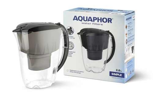 Dzbanek Aquaphor Simple 2,8L (bez wkładu) Czarny 1