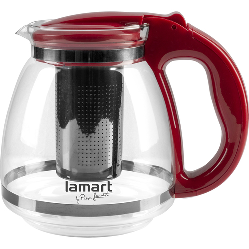LT7074 Kettle 1,5L Red Verre 1