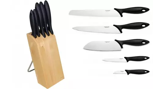 1023782 1004931 (837091) zest. 5 noży w bloku kitchenSmart,Essential (do wyprzedania) 1