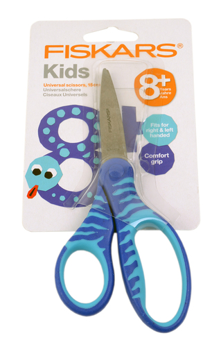 1027422 nożyczki dziecięce 15cm blue softgrip 1