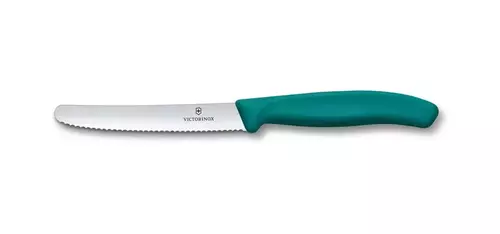 6.7834.C1 Swiss Classic Nóż ostrze ząbkowane 11cm zielony 1