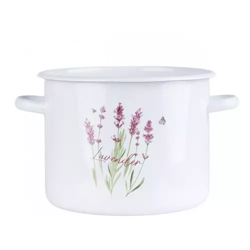Garnek emaliowany Lawenda 4,5L 20cm 1