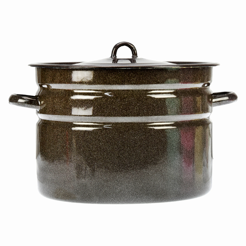 Garnek prosty 16L 32cm PR-2826 z pokr. emalia 1