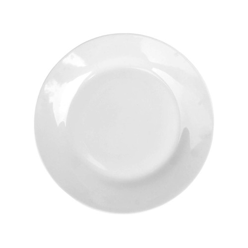 Talerz deserowy porcelanowy 19cm Biały QRD23869 1