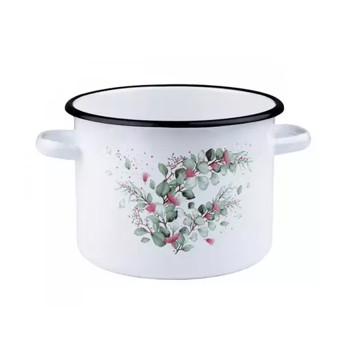 Garnek zdobiony Eukaliptus 4,5L 20cm bez pokrywy 16156/2 1