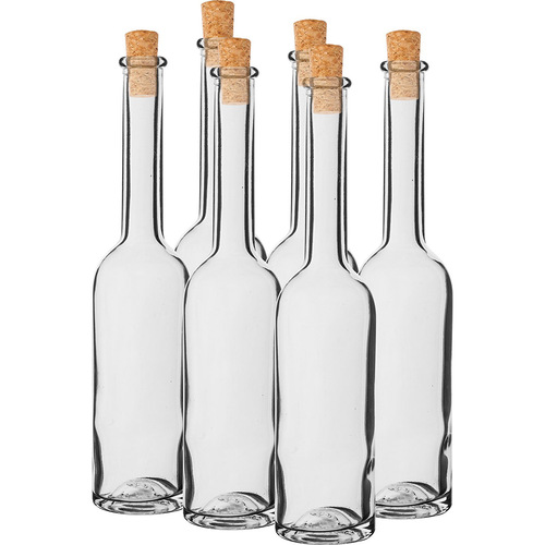 butelka na nalewką 100ml 6 szt + 6 korków 631221 1