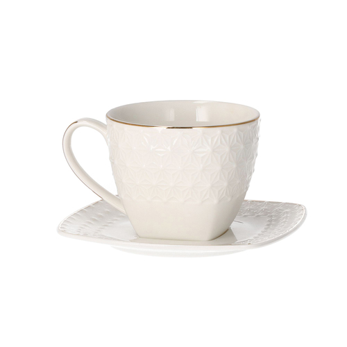 Bianco Filiżanka+spodek 2+2 240ml BO-2295 1