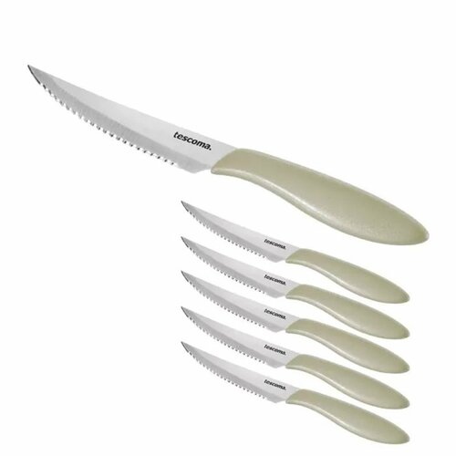 Tescoma 863056.40 Nóż do steków Presto 12cm, 6szt. beżowy 1