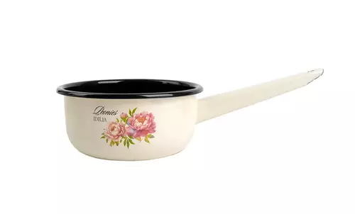 IG Rondel emaliowany z trzonkiem 16cm 1,5L Piwonia 9593 1