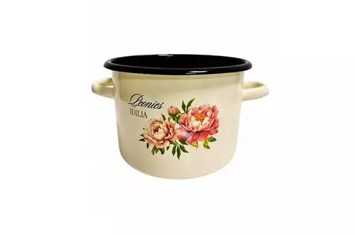 IG Garnek emaliowany 26cm Piwonia 12L b/p 9616 1