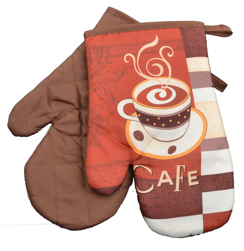 2 rękawice kuchenne Coffee filiżanka Cafe 1