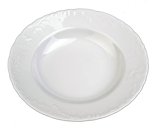 Rococo C000 biały talerz głęboki 22,5cm 1