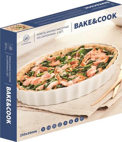 Lubiana 000e naczynie do zapiekania tarta ryfl. 250 (1645) bakeandcook 1