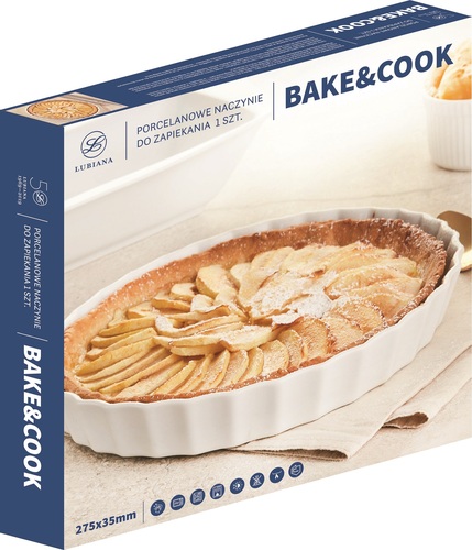 Lubiana 000e naczynie do zapiekania tarta ryfl. 275 (1646) bakeandcook 1