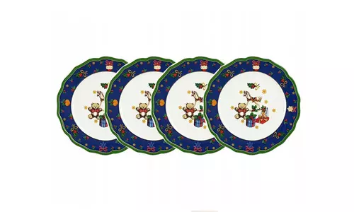 0986 Zestaw 4 talerzy deserowych 22 cicha noc blue 1