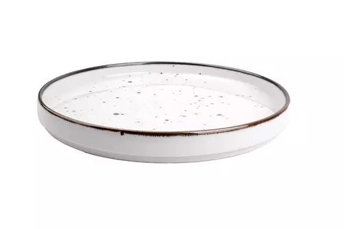 1108 Talerz płytki Basic 25cm Cottege White 1