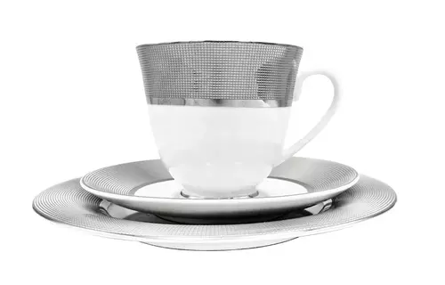 1001 zestaw do herbaty 6/12 Opal Platin 1