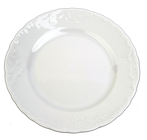 Rococo C000 biały talerz płytki 19cm 1