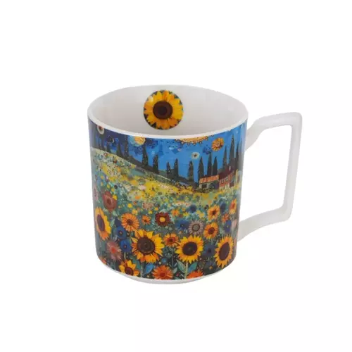 Duo Kubek Modern Sunflower Field 1