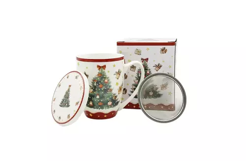 Duo Kubek z zaparzaczem Christmas Tree 3 1