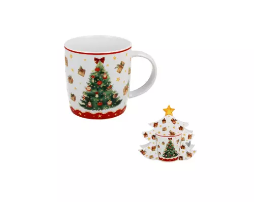 Duo Kubek 400ml w opakowaniu choinka Christmas Tree 3 1