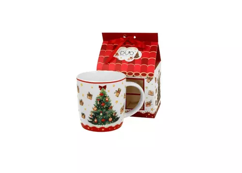 Duo Kubek 400ml w opakowaniu domek Christmas Tree 3 1