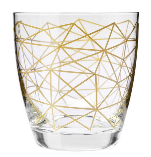 F688269037014190 Szklanki Deco 370 ml "Złota siatka" 1