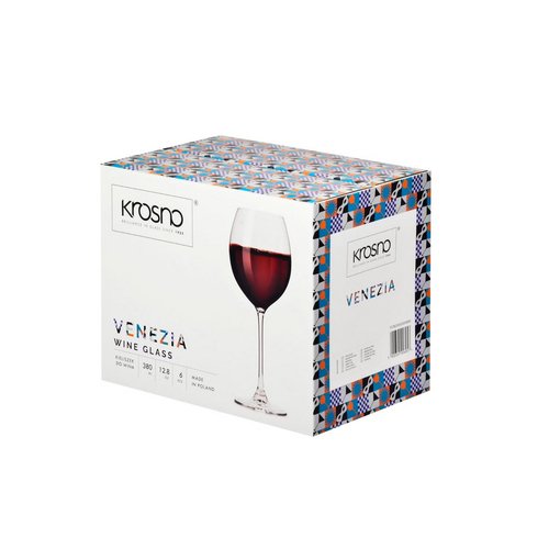 F578235035059000 Kieliszek wino czerwone VENEZIA 380ml kpl.6szt 1